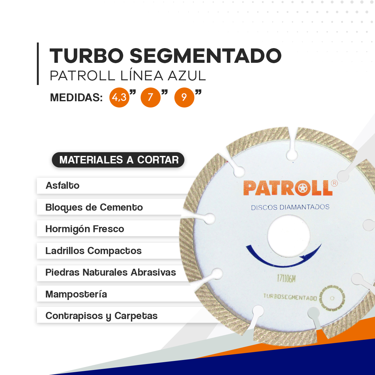Línea Azul - Patroll Turbo Segmentado - PTS - Image 3